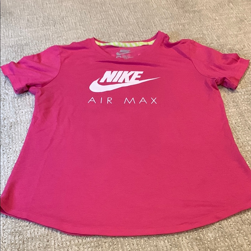 WOMENS NIKE Air Max Pink T-Shirt - Picture 1 of 3